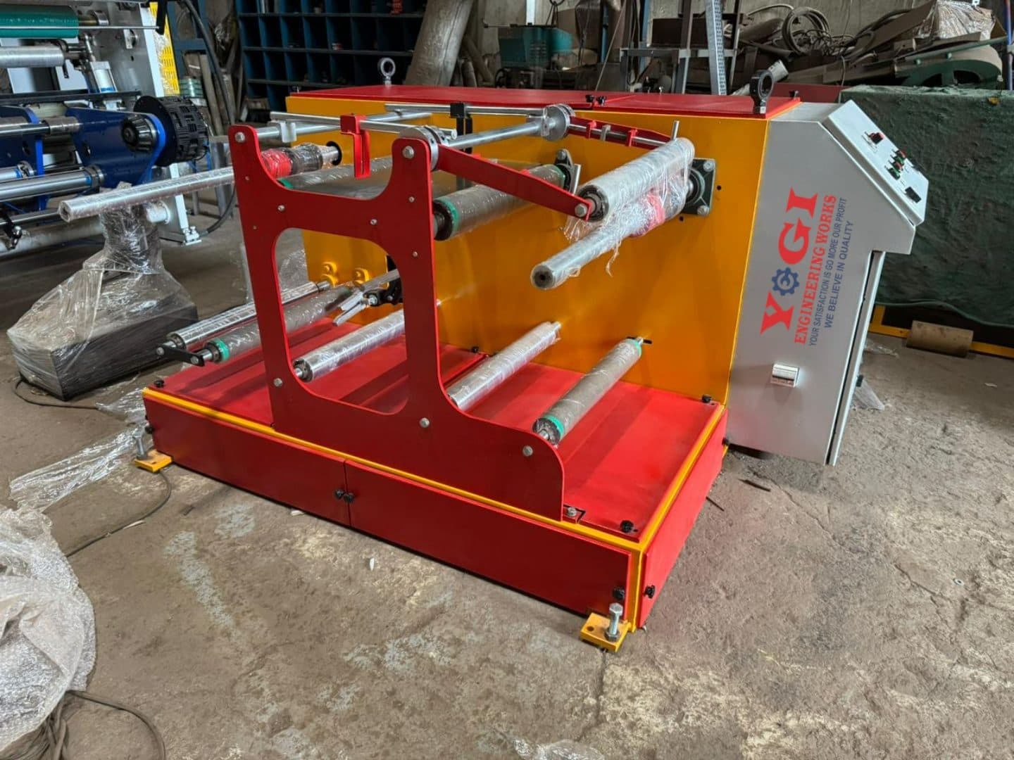 Doctoring Winder Rewinder Machine