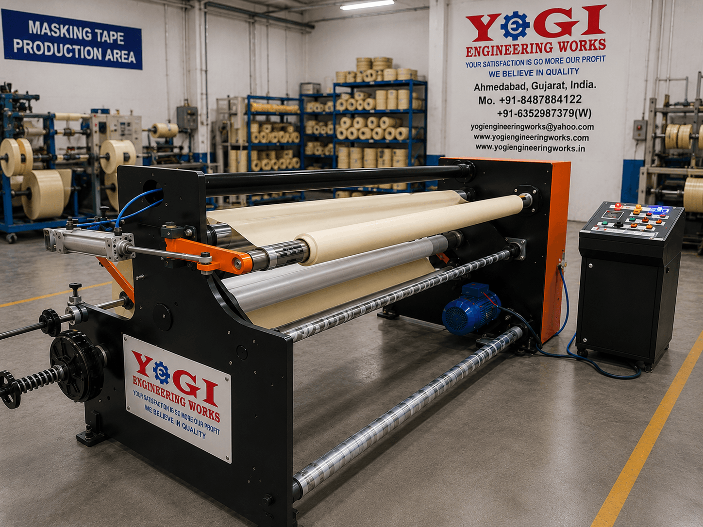 How to Start a Masking Tape Manufacturing Business in India — Machine, Investment & Profit