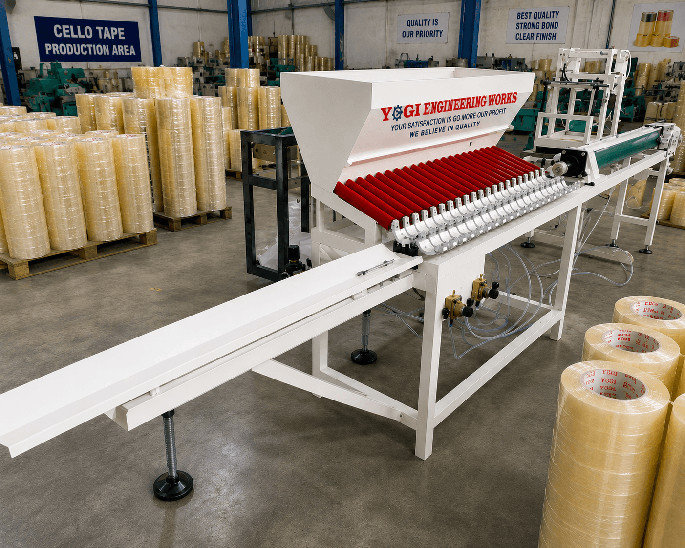How a Paper Core Loader Reduces Labour Cost & Increases Output in Tape Lines