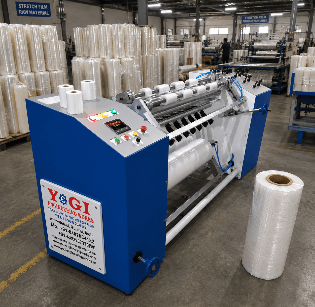 Stretch Film Slitting: How to Convert Jumbo LLDPE Rolls for the Packaging Industry
