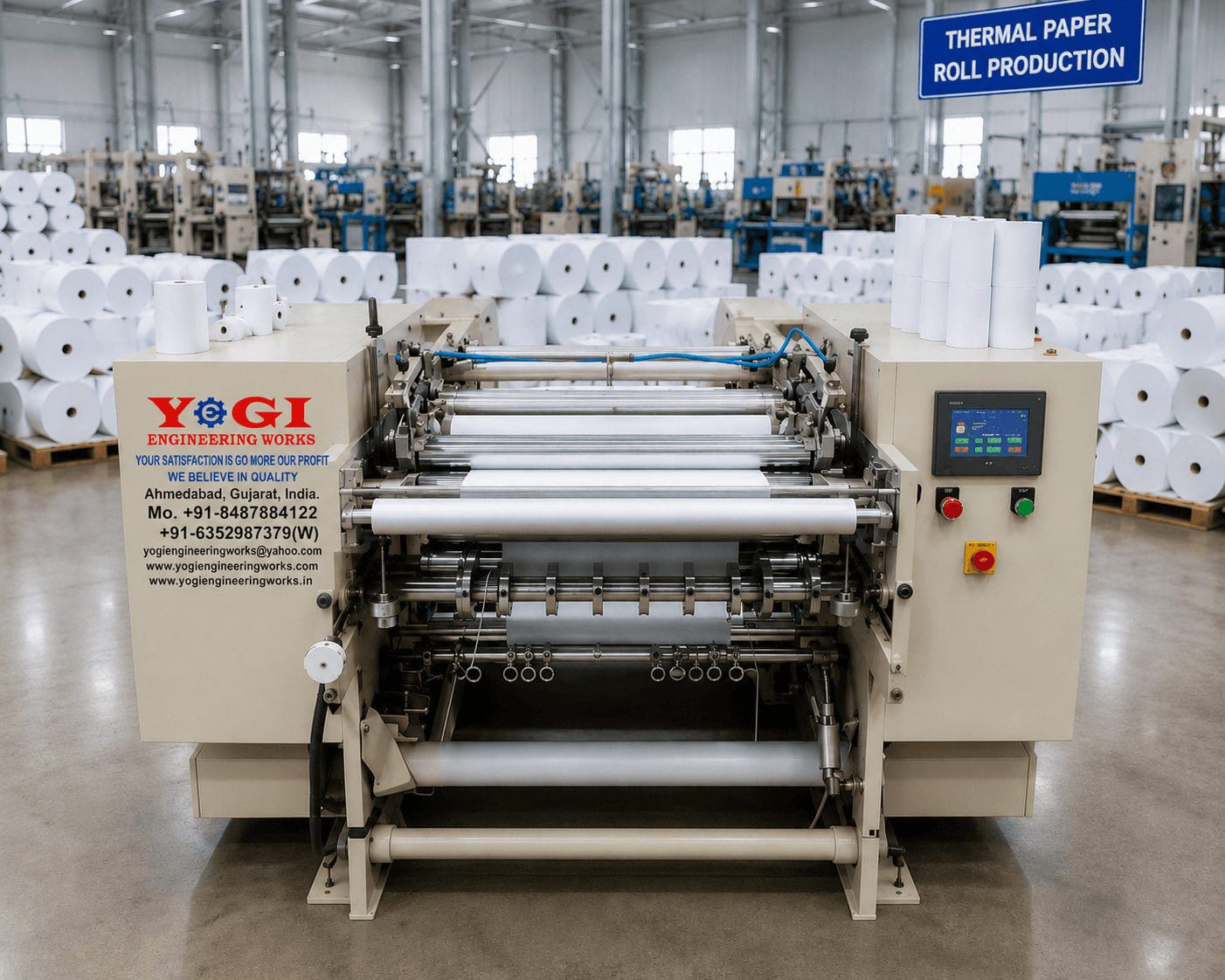 Thermal Paper Roll Business: How to Convert Jumbo Rolls into POS & ATM Rolls